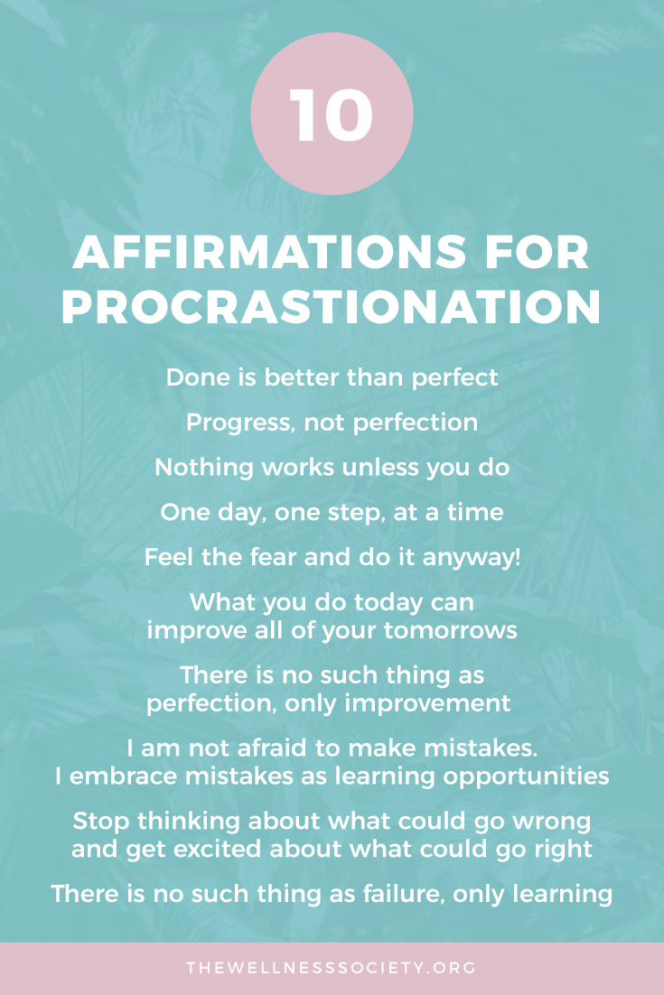 Perfectionism Affirmations