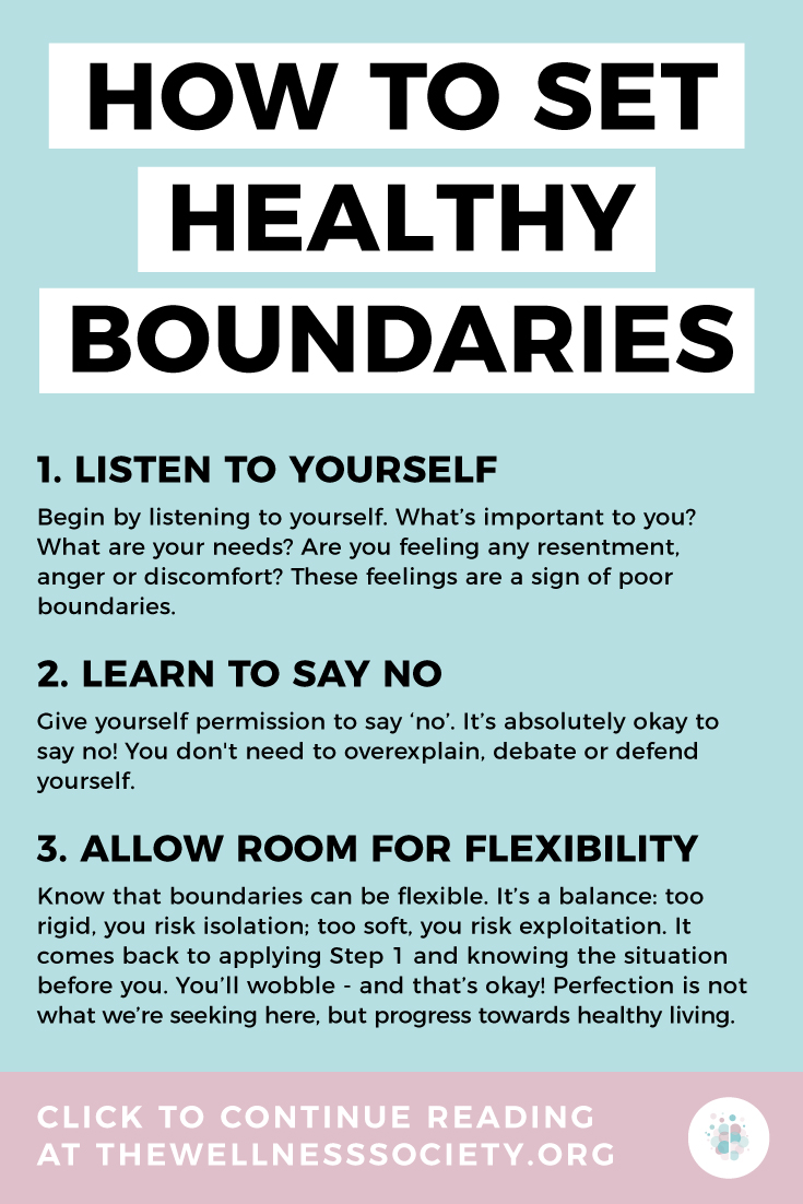 how to set boundaries