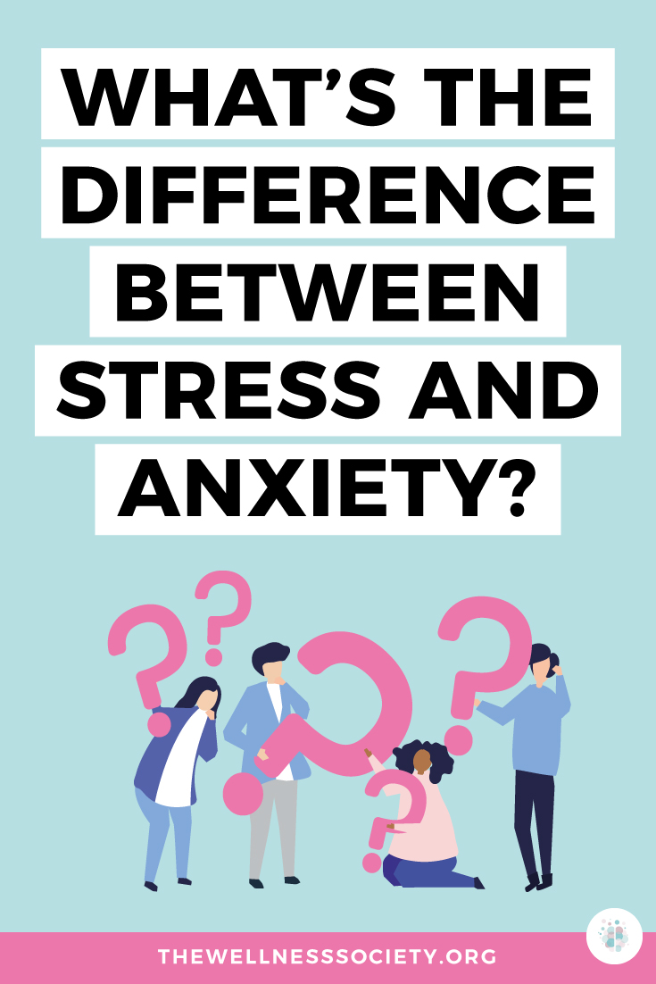 what's the difference between stress and anxiety