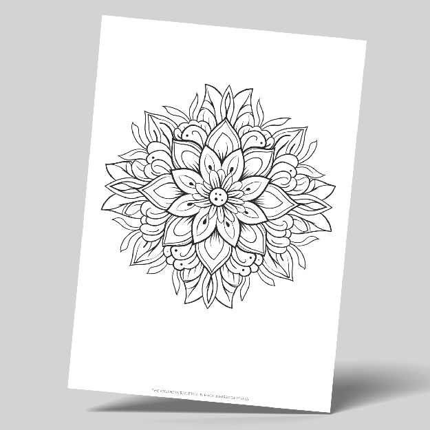 easy mandala coloring sheets