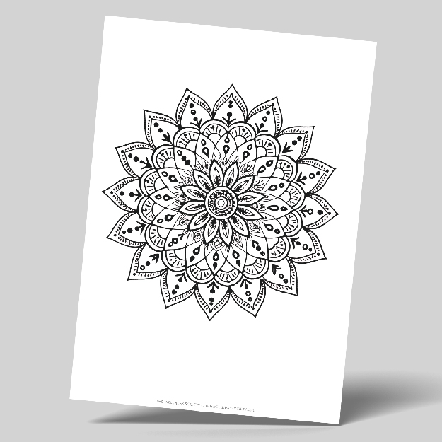 mandala coloring sheets