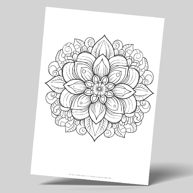 mandala coloring sheets