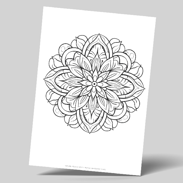 mandala coloring sheets