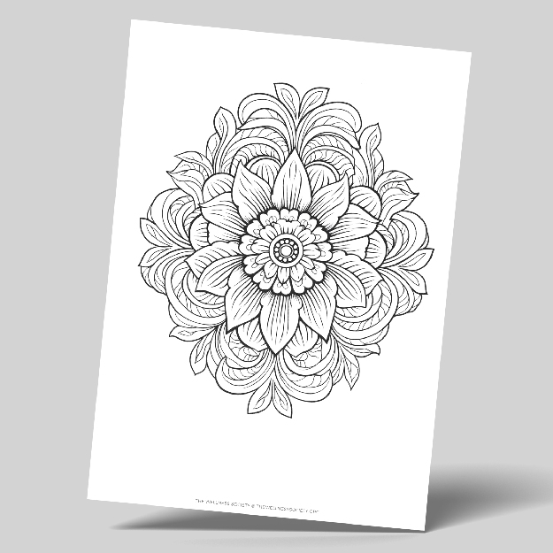 mandala coloring sheets