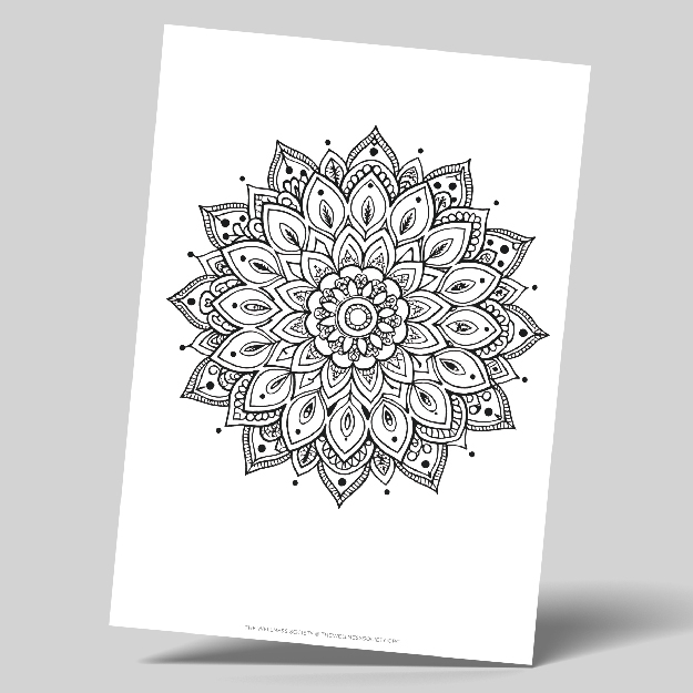 mandala coloring sheets